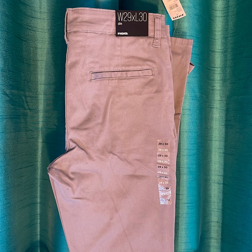 RSQ slim fit mens pants